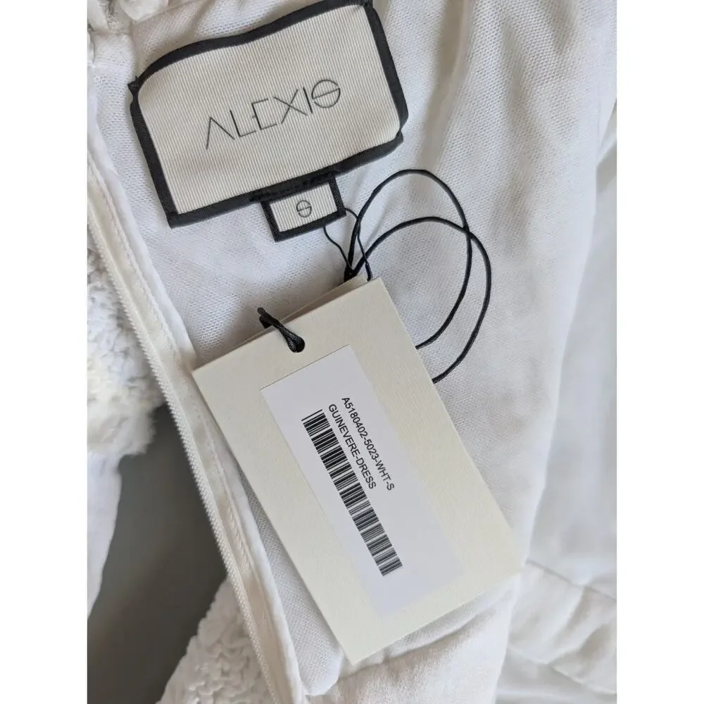 NWT Alexis Guinevere Off-shoulder Smocked Maxi Dress Size S White #1B607